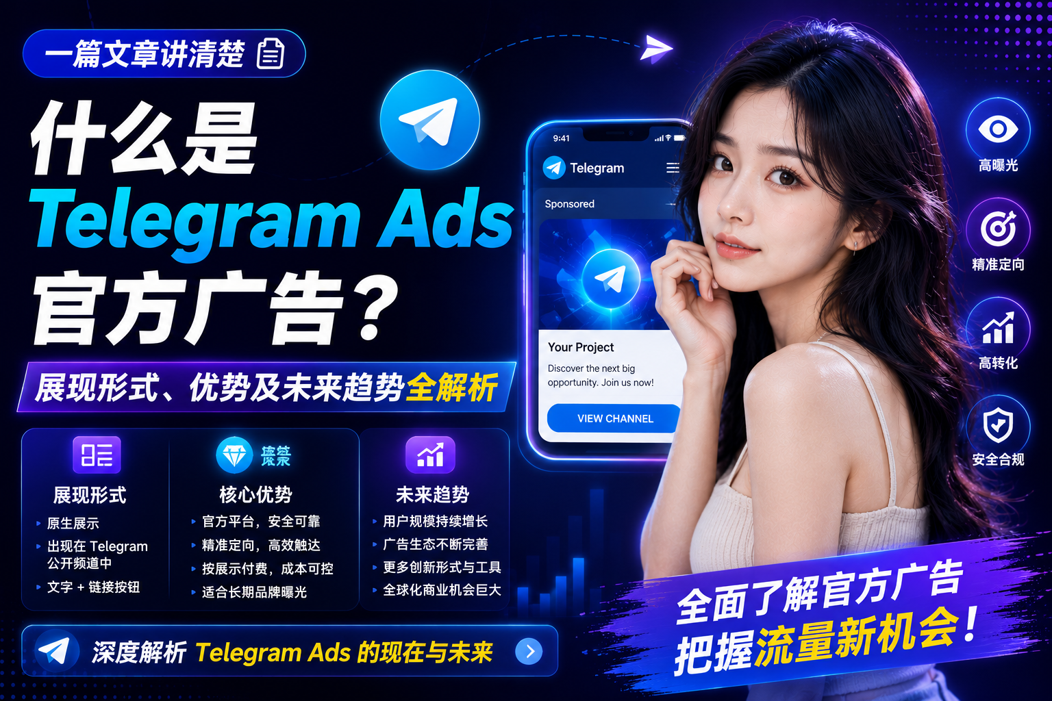 一篇文章讲清楚:什么是 Telegram Ads 官方广告?展现形式、优势及未来趋势全解析